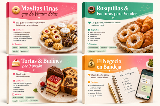 Pack Bandeja de Oro: Masitas que se Venden Solas
